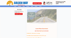 Desktop Screenshot of goldenwayins.com