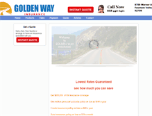 Tablet Screenshot of goldenwayins.com